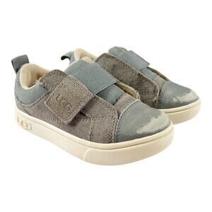 Uggs Rennon Low Top Leather Velcro Sneakers Kids 8